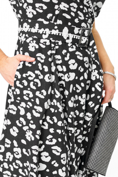 Платье T&N 7744 черно-белый_дизайн - фото 5