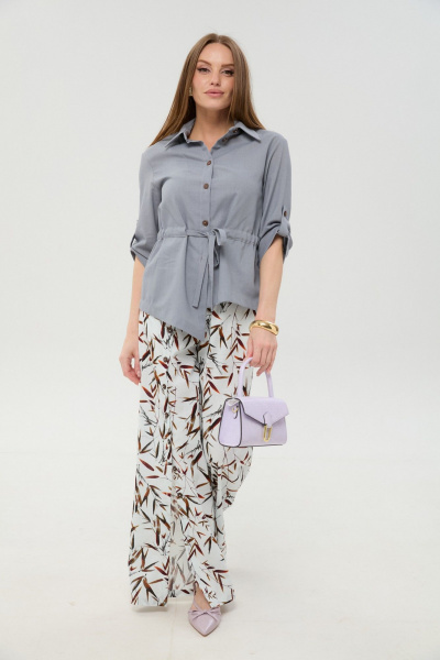 Жакет NikVa 918-14 серый - фото 4