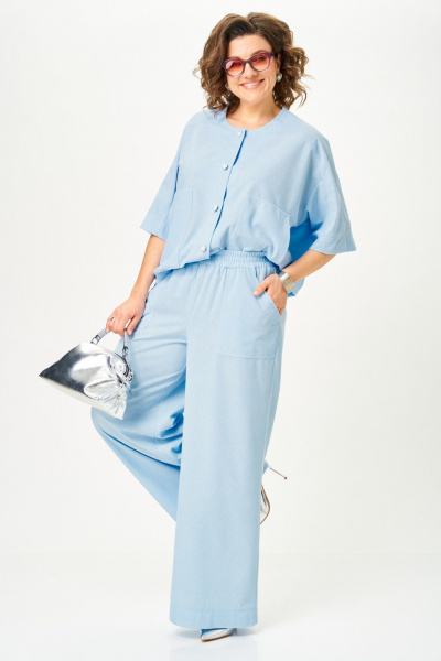 Брюки, жакет Lady Secret 26238 голубой - фото 9