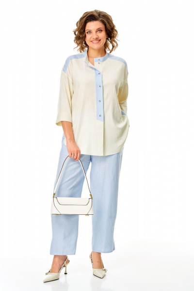 Блуза, брюки Lady Secret 26242 молочно-голубой - фото 3