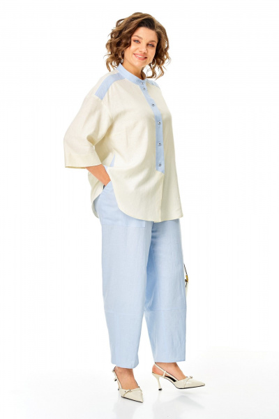 Блуза, брюки Lady Secret 26242 молочно-голубой - фото 2