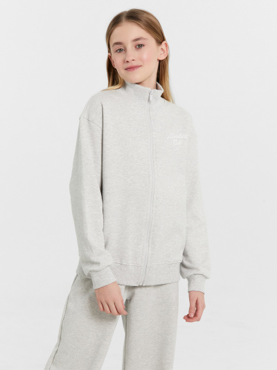 Толстовка Mark Formelle 127932/25Е-42081П-7 серый_меланж_4306_А_печать_2_сл_на_ЛВ_дет_пер - фото 1