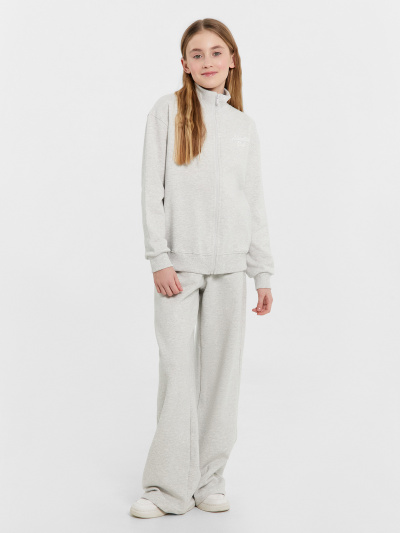 Толстовка Mark Formelle 127932/25Е-42081П-7 серый_меланж_4306_А_печать_2_сл_на_ЛВ_дет_пер - фото 3