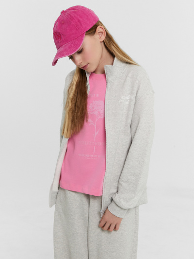 Толстовка Mark Formelle 127932/25Е-42082П-7 серый_меланж_4306_А_печать_2_сл_на_ЛВ_дет_пер - фото 1