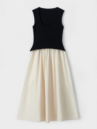 Платье Mark Formelle 154044/25-40923Ц-14 черно_молочный - фото 1