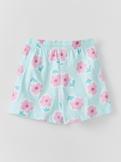 Футболка, шорты Mark Formelle 397741/25-41458П-0 цветочки_на_св.бирюзовом - фото 2