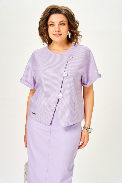 Жакет, юбка Michel chic 1422 нежная_лаванда - фото 6