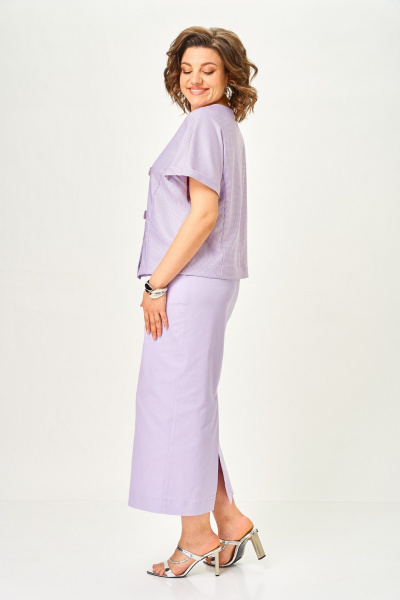 Жакет, юбка Michel chic 1422 нежная_лаванда - фото 4