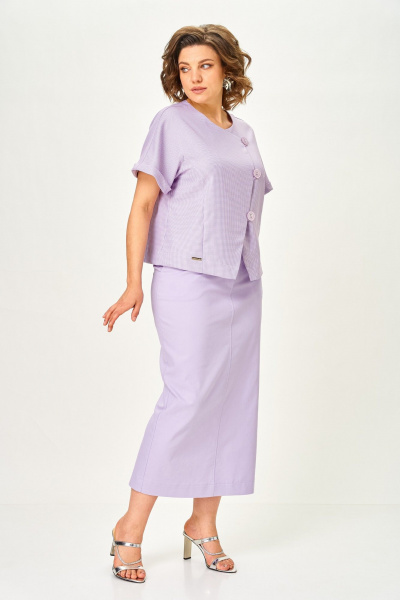 Жакет, юбка Michel chic 1422 нежная_лаванда - фото 3