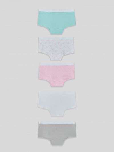 Трусы Mark Formelle 417728-5/25-10-36177П-5 сердечки_на_белом - фото 1