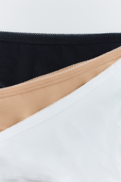 Трусы Mark Formelle 417729-3/25-16-40215Б-5 белый_обжаренный_миндаль_черный - фото 1