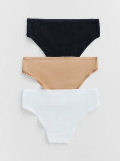 Трусы Mark Formelle 417729-3/25-16-40215Б-5 белый_обжаренный_миндаль_черный - фото 2