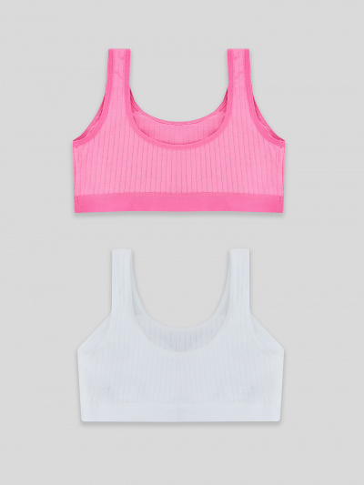 Топ Mark Formelle 517725-2/25-40529Ц-5 розовое_саше_белый - фото 2