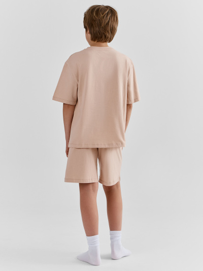 Футболка, шорты Mark Formelle 563343/25-40858ПП-0 лунный_свет_печать_3_сл_на_пол_2_сл_на_ПР_дет_брюк - фото 2