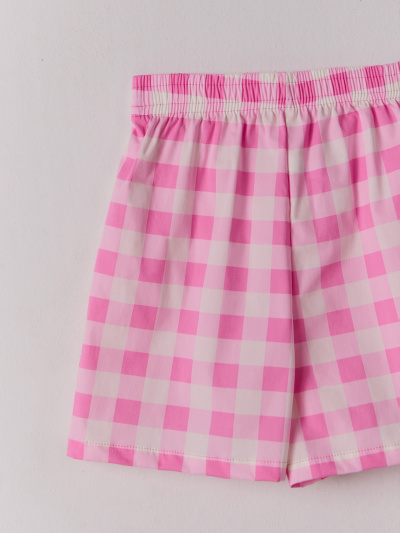 Футболка, шорты Mark Formelle 567748/25-41866ПП-14 розовый_розовая_клетка_3_сл_на_пол - фото 2