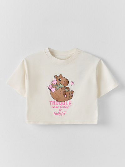 Брюки, футболка Mark Formelle 567749/25-39521ПП-14 св.молочный_розовая_клетка_3_сл_на_пол - фото 2