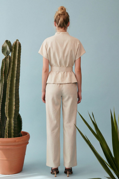 Брюки, жакет Lokka 1891 бежевый - фото 7