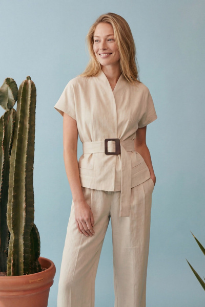 Брюки, жакет Lokka 1891 бежевый - фото 5