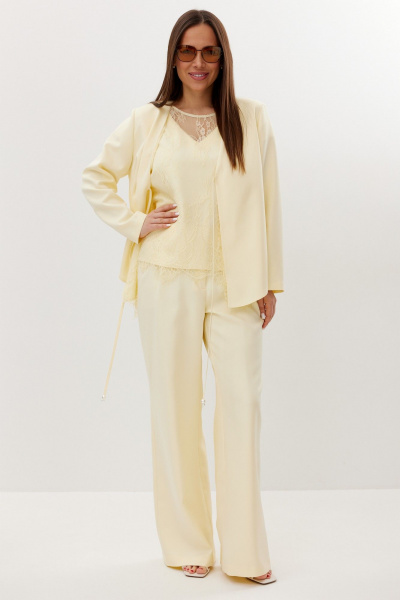 Блуза, брюки, кардиган Магия моды 2709 желтый - фото 9