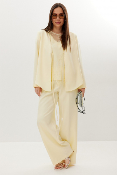 Блуза, брюки, кардиган Магия моды 2709 желтый - фото 2