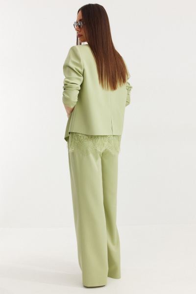 Блуза, брюки, кардиган Магия моды 2709 фисташковый - фото 7