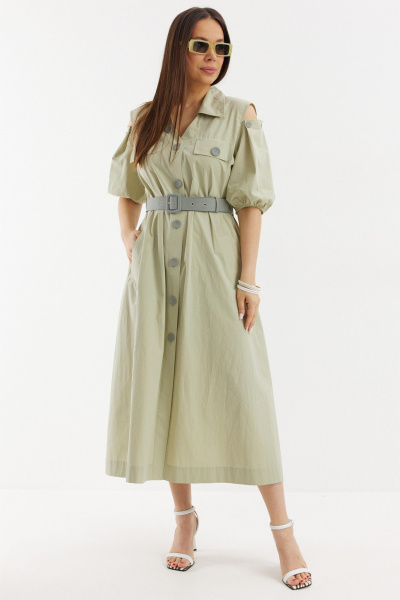 Платье Магия моды 2710 зеленый - фото 5