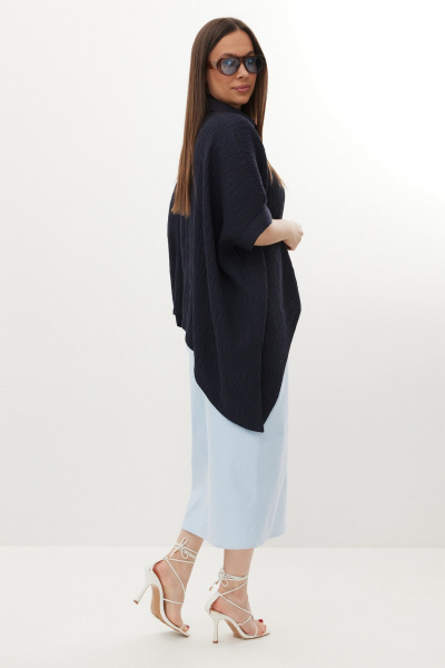 Блуза, юбка Магия моды 2715 синий,голубой - фото 10