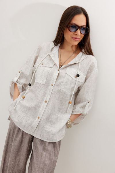 Блуза, брюки Магия моды 2716 беж - фото 10