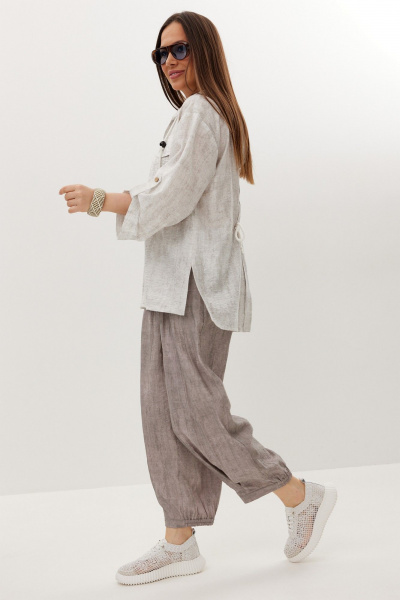 Блуза, брюки Магия моды 2716 серый - фото 4