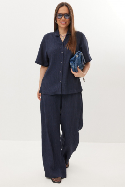 Брюки, рубашка Магия моды 2718 синий - фото 1