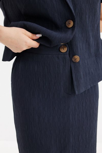 Жакет, юбка Магия моды 2719 синий - фото 5