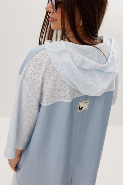 Блуза, брюки Магия моды 2722 голубой - фото 11