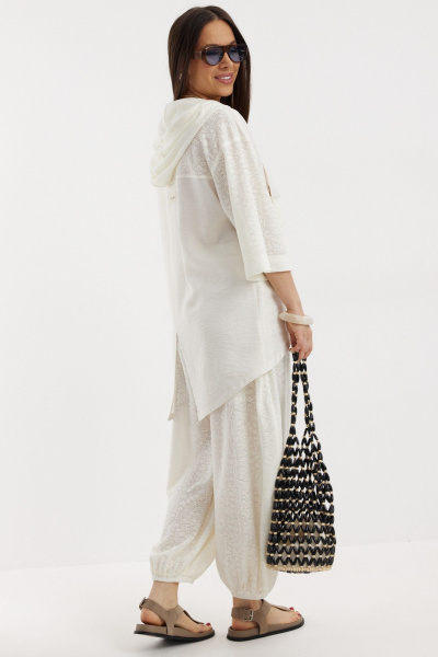 Блуза, брюки Магия моды 2722 молочный - фото 9