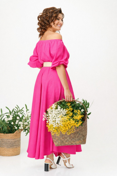 Платье Anastasia м-1236.2 фуксия - фото 4