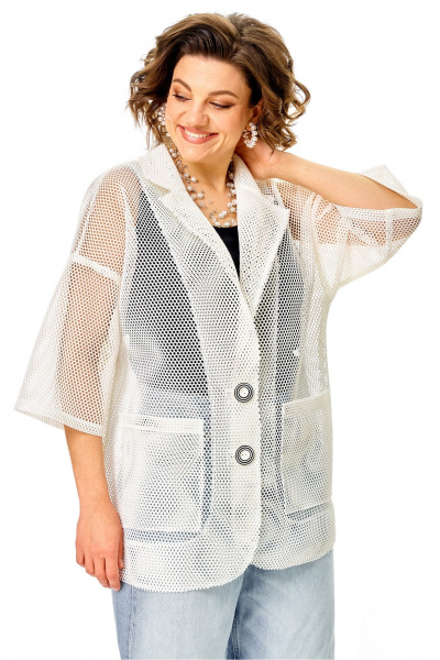 Жакет Anastasia м-1349 молочный - фото 2