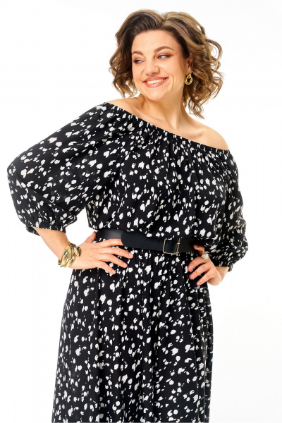 Платье Anastasia м-1237.2 черный - фото 10