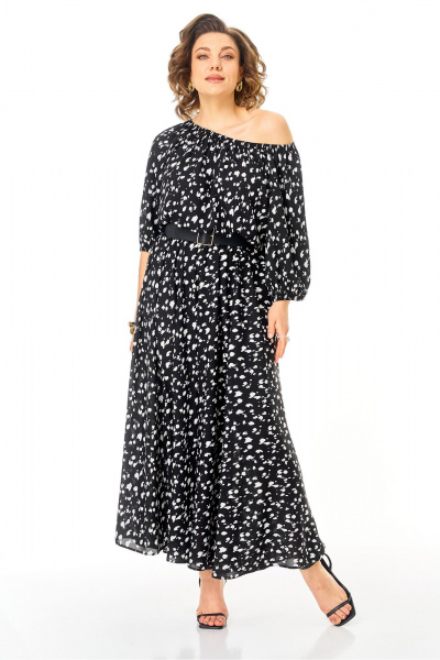 Платье Anastasia м-1237.2 черный - фото 3