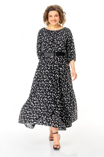 Платье Anastasia м-1237.2 черный - фото 2