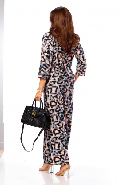 Блуза, брюки Taita plus 2615/4 абстракция - фото 9