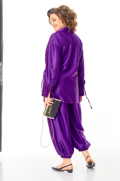 Блуза, брюки Anastasia м-1358 королевский-пурпурный - фото 8