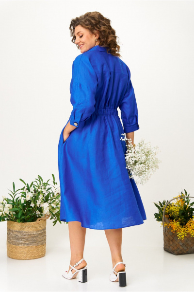 Платье Anastasia м-1229 индиго - фото 8