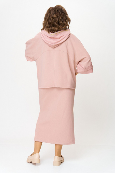 Джемпер, юбка Anastasia м-1224.1 пудровый - фото 15