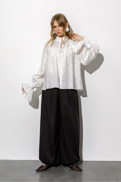 Блуза, брюки PiRS 6717 белый - фото 1