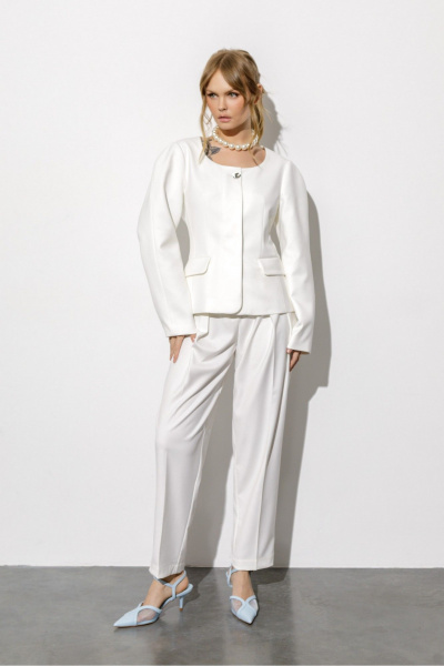 Брюки, жакет PiRS 6725 белый - фото 1