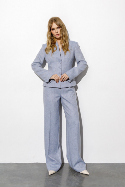 Брюки PiRS 6729 голубой - фото 1