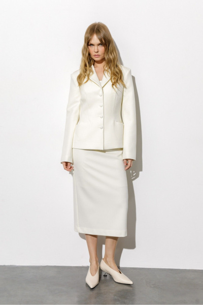 Жакет, юбка PiRS 6732 айвори - фото 1
