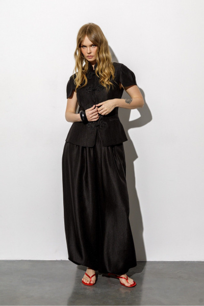 Брюки, жакет PiRS 6739 черный - фото 1