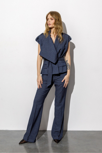 Жилет PiRS 6744 синий - фото 4