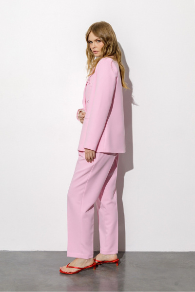 Брюки, жакет PiRS 6755 розовый - фото 4