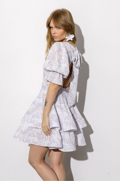 Платье PiRS 6758 голубой - фото 3